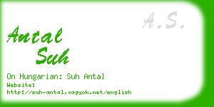 antal suh business card